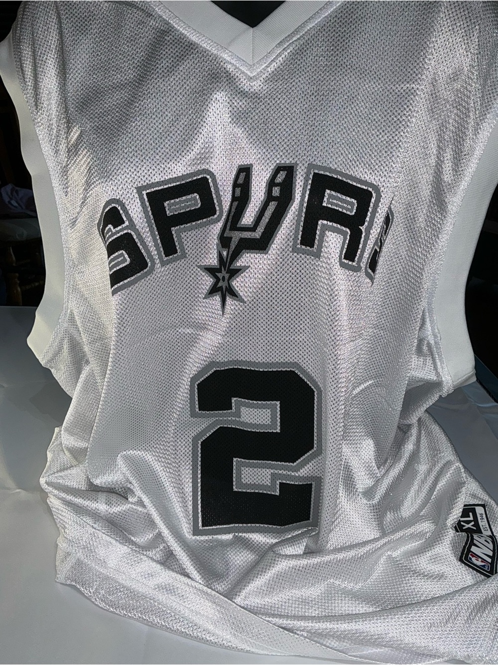 San Antonio Spurs Kawhi Leonard #2 Jersey - White - Size XL